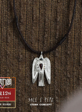 SALEEPEPE纯银风信鸟编绳项链