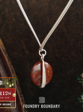 FOUNDRY BOUNDARY 小圆盘项链 纯银原创小众设计师锁骨链 默叙