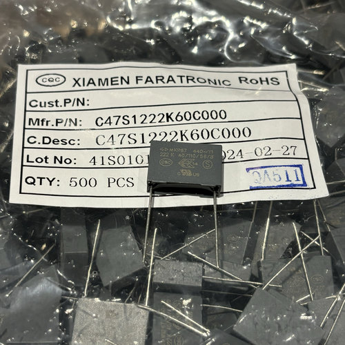 法拉C47S1222K60C000安规Y2电容器440V222K 2.2NF P15