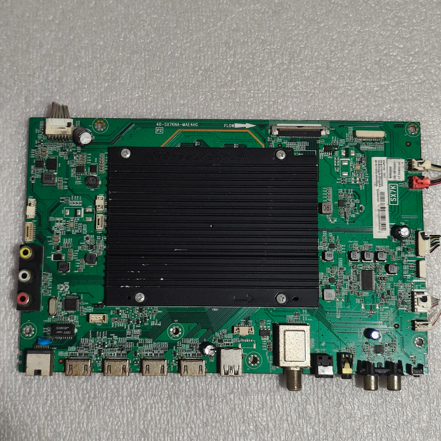 原装拆机 55寸电视主板40-SX7KNA-MAE4HG配屏LVU550ND1L CD9W00V1