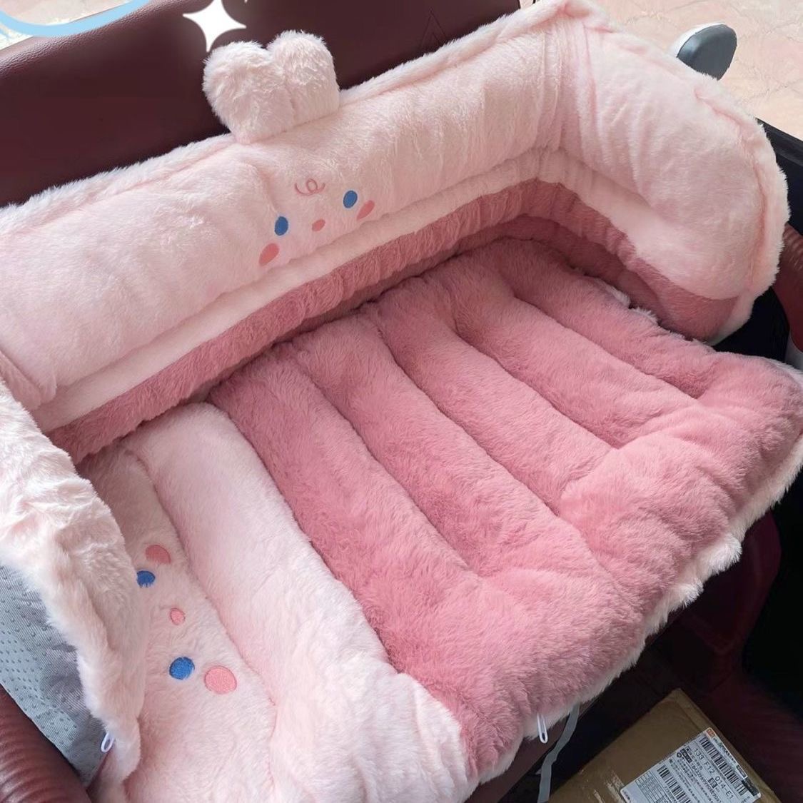 冬季三轮车靠背垫一体后排包围防寒保暖座垫金彭雅迪爱玛一体通用