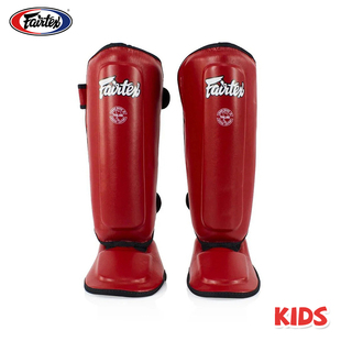 Fairtex菲泰 SPK9儿童护腿拳击散打护胫泰拳少儿护小腿青少年护具