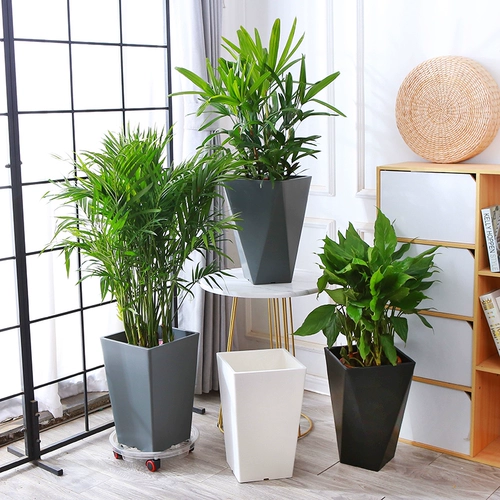 Очень большой квадратный цветочный горшок, высокие сапоги, европейский стиль, увеличенная толщина