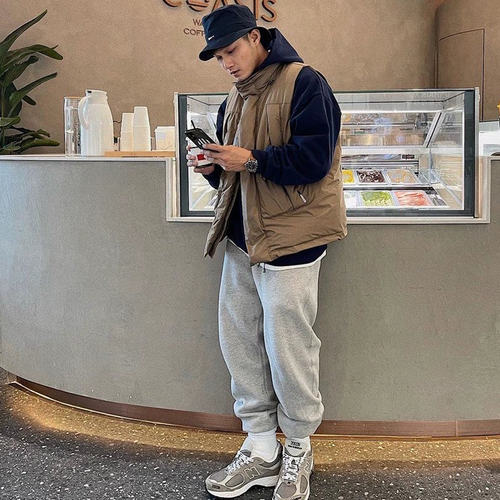 DAIWAboy保暖加厚同款马甲背心