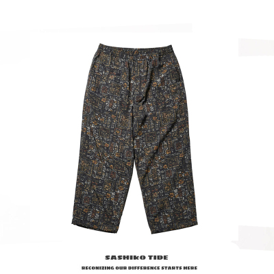 长裤宽松版型日系风格