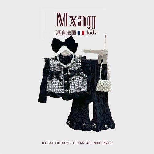 MXAG婴儿衣服春秋款女童小香风马