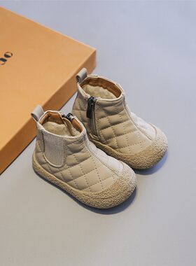 MXAG儿童秋冬靴宝宝加绒