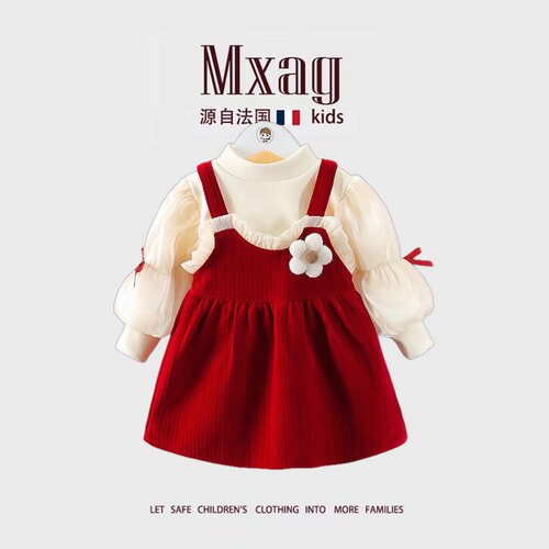 MXAG2026新款婴儿连衣裙春秋3岁