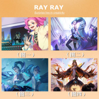 diy掛畫卡莎星籟歌姬神凰行