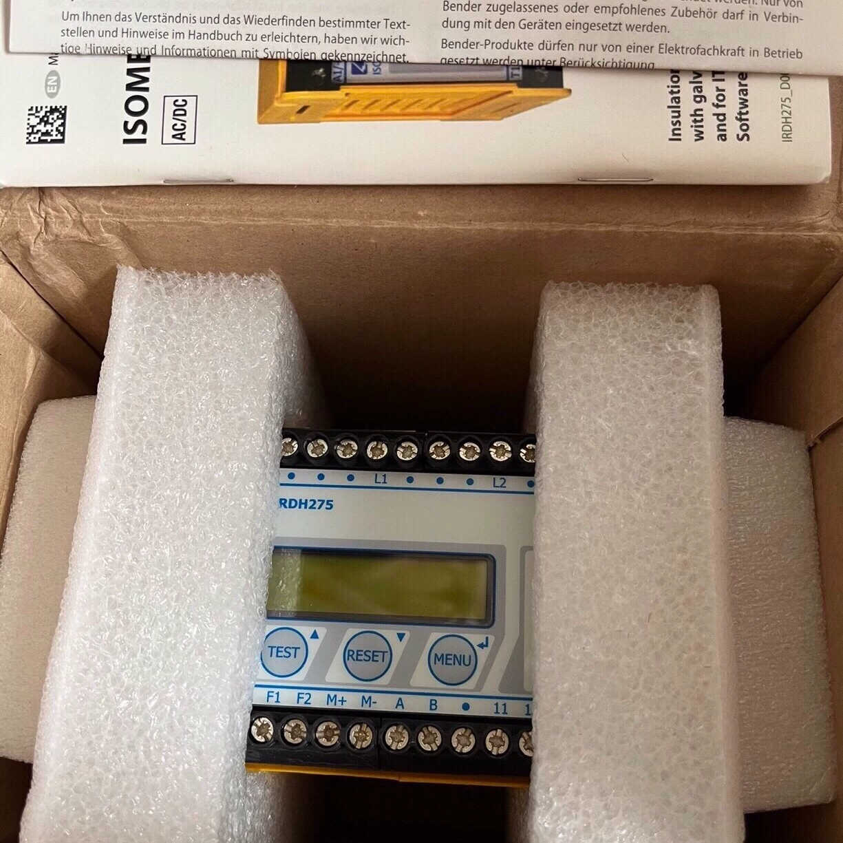 本德尔BENDER绝缘检测仪IRDH275B-427 IRD