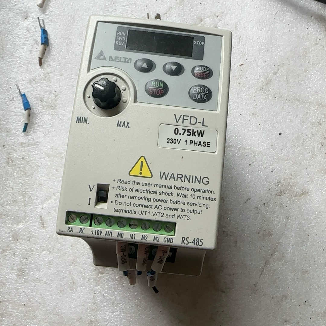 台达变频器，VFD007L21A，0.75千瓦，220伏，实