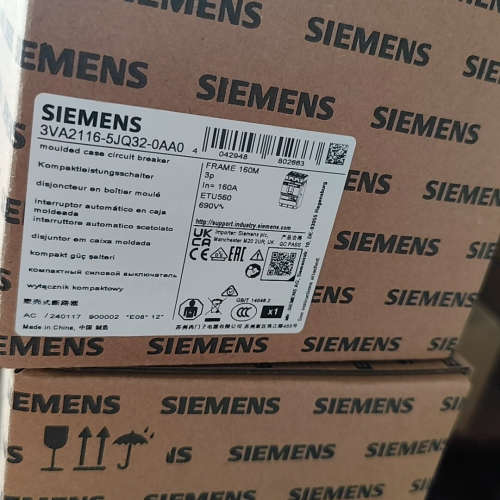 塑壳断路器3VA2116-5JQ32-0AA0，正