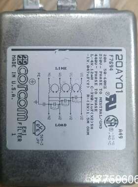 TE泰科corcom三相四线滤波器20AYO1 F7694抗