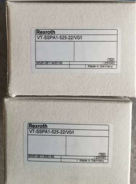 力士乐Rexroth放大器 VT-SSPA1-525