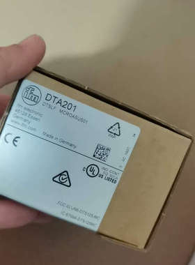 IFM易福门DTA201正品包装上面有贴纸，只有