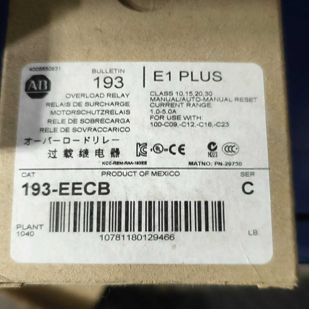 AB罗克韦尔193-EECB过载继电器 正品