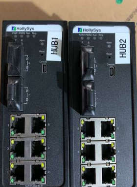 和利时交换机GM010-ISW-8L-B，成色轻微使用痕迹，