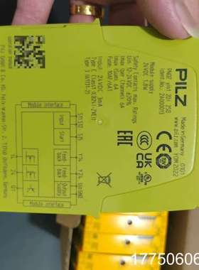德国皮尔兹PILZ安全继电器，型号2A000013/2A00