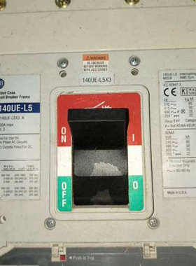 闲置AB塑壳断路器，型号140UE-L5，额定电流630A