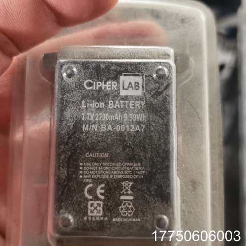Cipher Lab电池，型号BA-0012A7，3.7