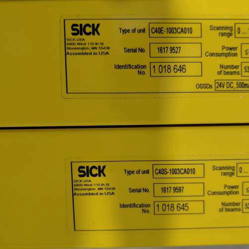 SICK西克C4000安全光栅，型号C40S-100