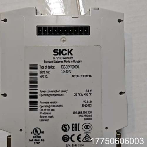 SICK FXO-GENT00000标准网口模块，匈牙利