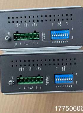 MOXA摩沙8口工业级交换机，型号：EDS308。正常使