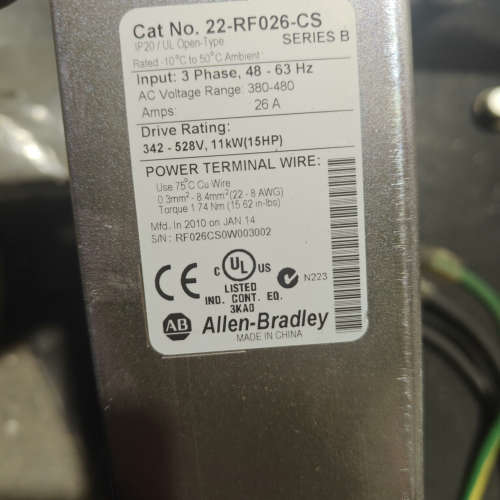 罗克韦尔  AB  滤波器  功率11kw  22-RF02