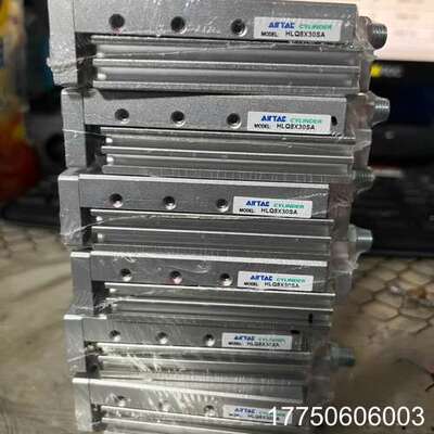 正品亚德客滑台气缸HLQ8X30SA，工程余款膜未拆