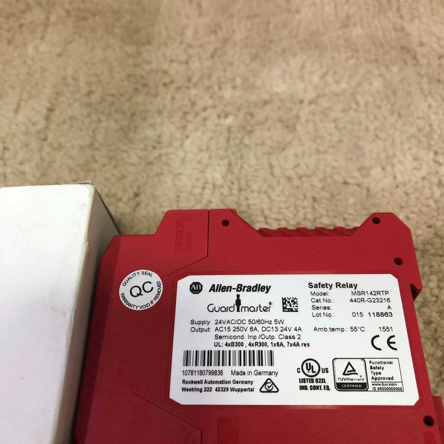 AB罗克韦尔安全继电器MSR142RTP 440R-G232