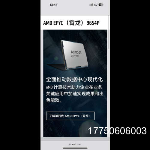 AMD EPYC 9654P 9j14 9b14 9a84