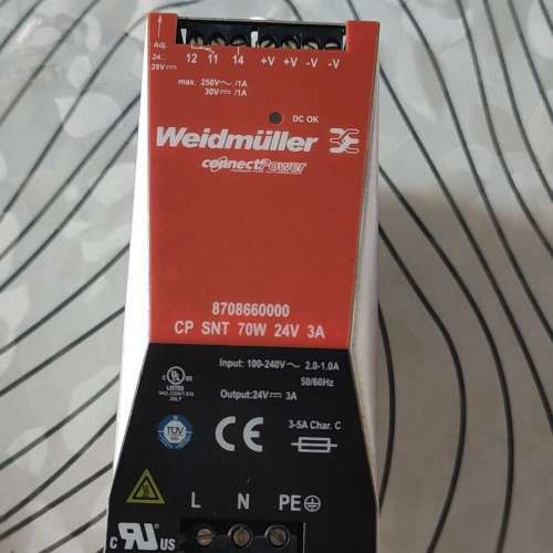 魏德米勒ECOLINE单相电源 CP SNT 70W 24V