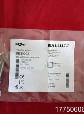 巴鲁夫 Inductive Sensor BES00C6，型