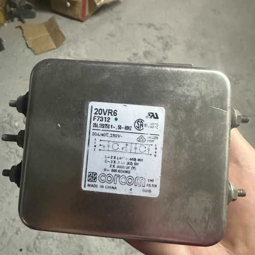 corcom滤波器：20VR6++F7312，