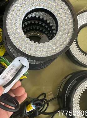 视觉光源紫外环光，紫色，DC24V电压，有限。