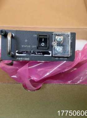 成色新华为通信电源PWR150D图。黑色黑色