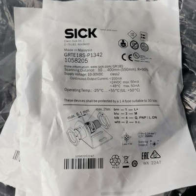 德国SICK传感器GRTE18S-P1342 货号10582