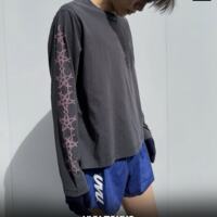 uvu long-sleeved t-shirt tokyo 26 ls T-shirt Wash, distressed, retro sports, running, fitness training thumbnail 4