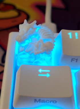 树脂透光个性龙骨键帽 十二生肖国风元素esc单颗键帽创意定制键帽