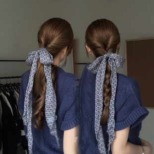 碎花发带精致超仙头花 丝带ins法式 丝巾扎发 氛围感拿捏了