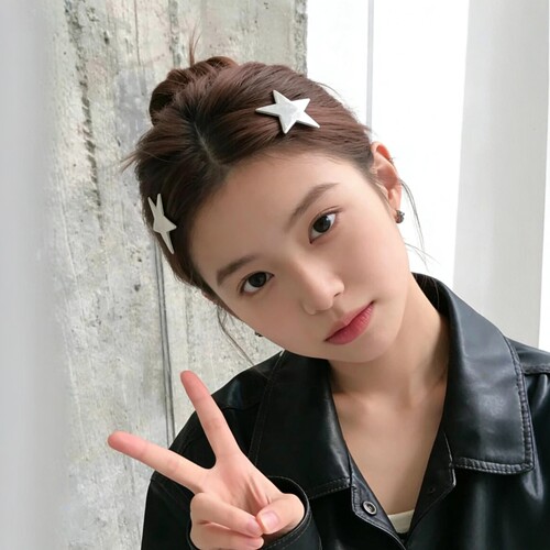 极简风星星边夹韩系高级感甜美气质刘海夹金属质感发夹2026年新款