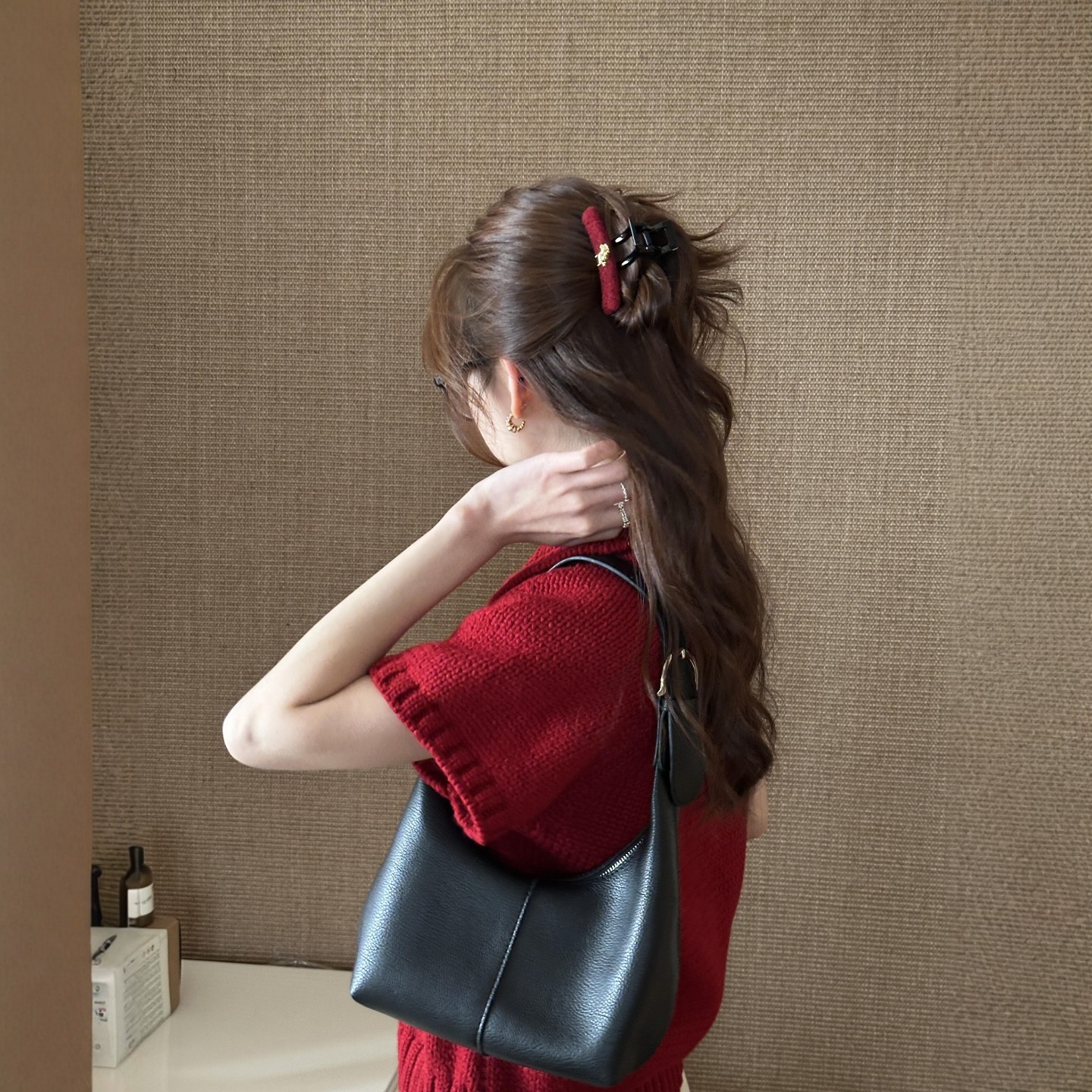 马年发夹你别太好看红色简约抓夹高级感夹子日常百搭复古2026新款,饰品/流行首饰/时尚饰品新,发饰,淘宝优惠券,粉丝福利购,淘宝优惠卷