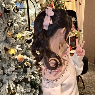 不开玩笑！！法式甜美香蕉夹精致百搭气质款发夹高级感2025年新款