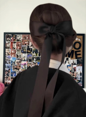 大号蝴蝶结发夹韩系氛围感头饰女