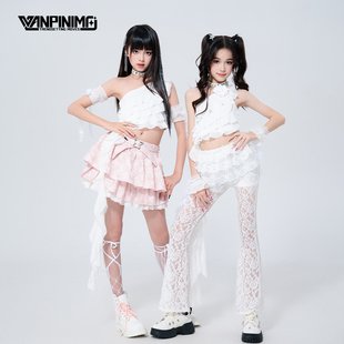 顽皮尼莫爵士舞女童服装 夏jazz甜酷风女团时髦走秀街舞潮酷演出服