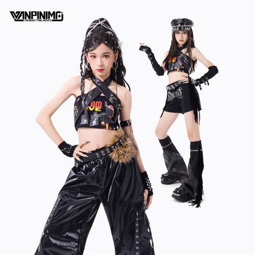 顽皮尼莫女童爵士舞演出套装