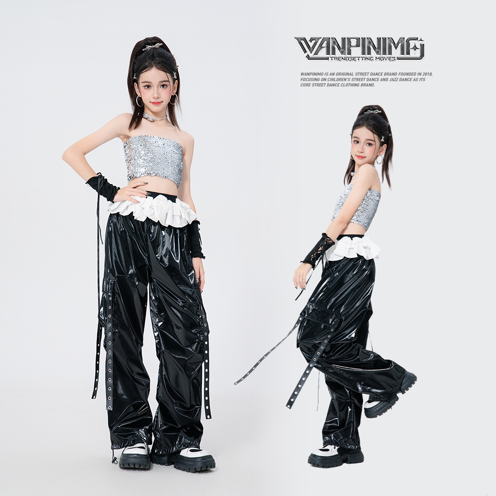 顽皮尼莫女童爵士舞演出服