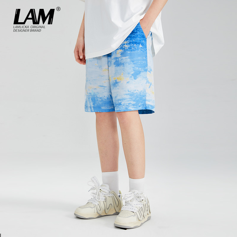 lamlicka短裤过膝休闲沙滩裤