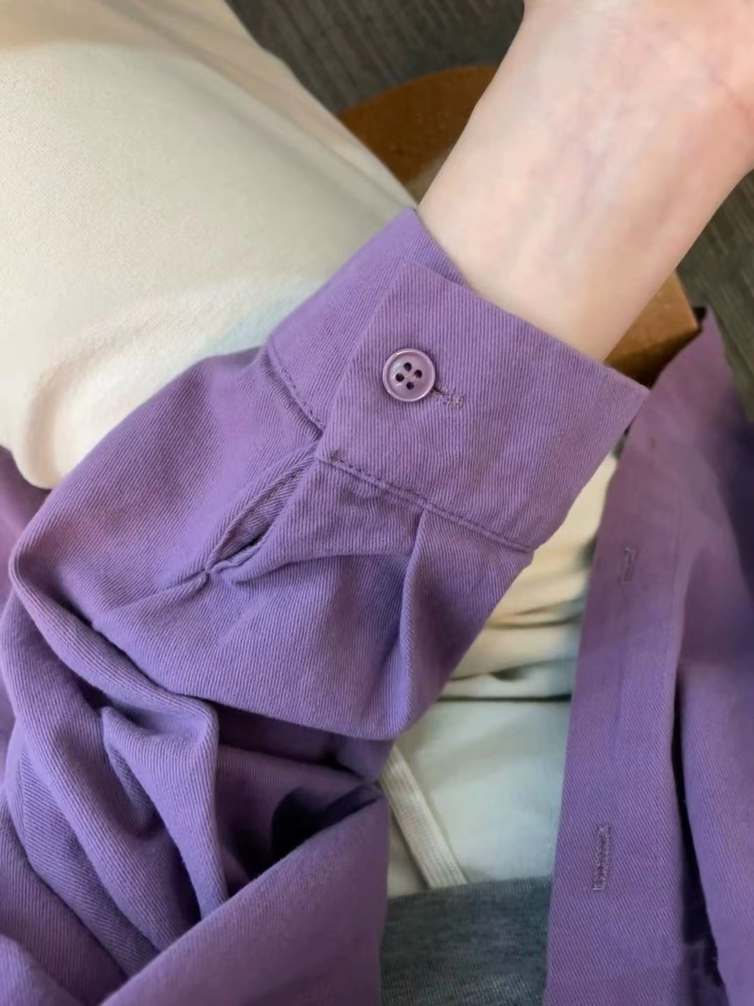 大牌剪标撤柜纯棉女款防晒衬衫图片