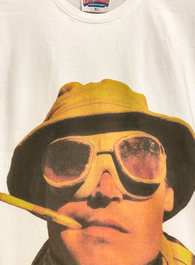 vintage美式直喷工艺街头小众摇滚叠穿oversize个性穿搭短袖T恤